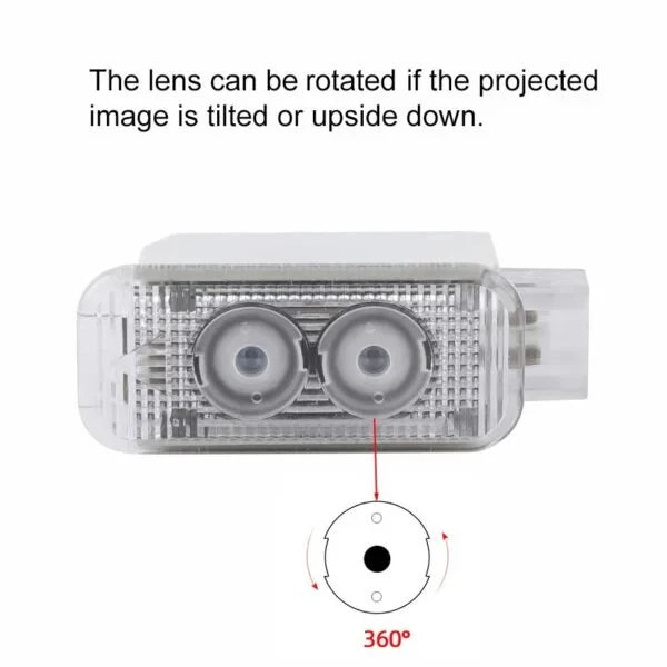 GPRGIT 6V Car Door Welcome Light Projection for Audi A6L A4L A7 S6 RS6 RS4 TT RS R8 A4