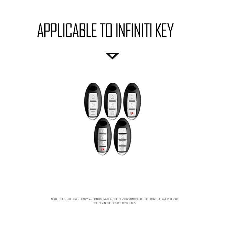 GPRGIT Smart Key Case Cover Fob for Infiniti QX50 QX60 QX80 Q50 Q60 Q70 G35 G37 2020 2021