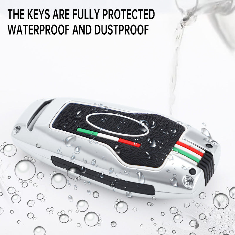 GPRGIT Zinc Alloy Car Key Cover Case for Ford Fusion Mondeo Mustang F-150 Explorer Edge 2015 2016 2017 2018 2019