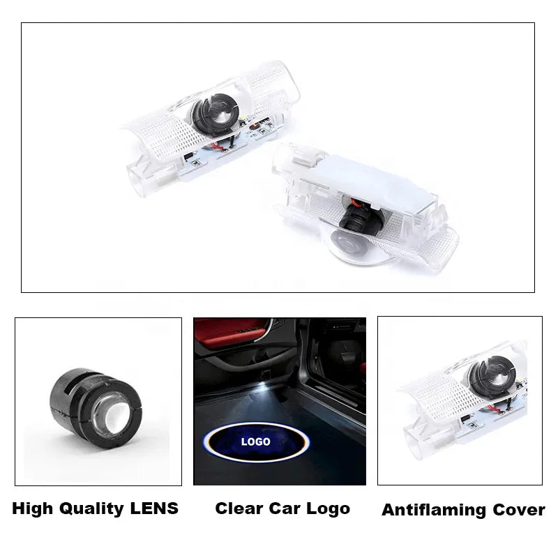 GPRGIT Toyota Crown 2019/2020 Car Logo Projector Door Step Light 12V