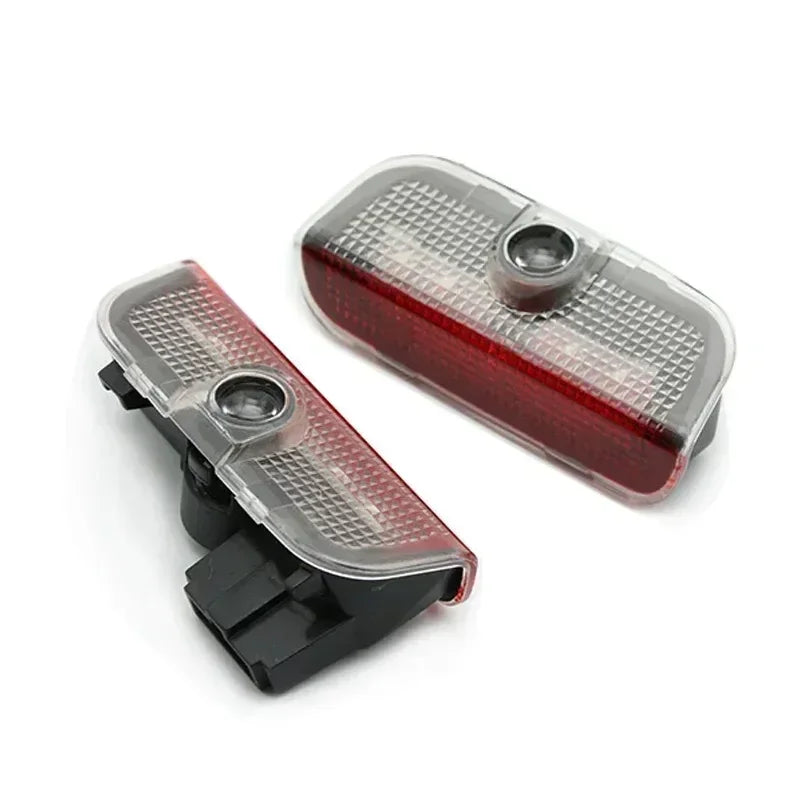 GPRGIT 2pcs Car Door Welcome Light for Skoda Superb 2009-2023 Logo Light 12V