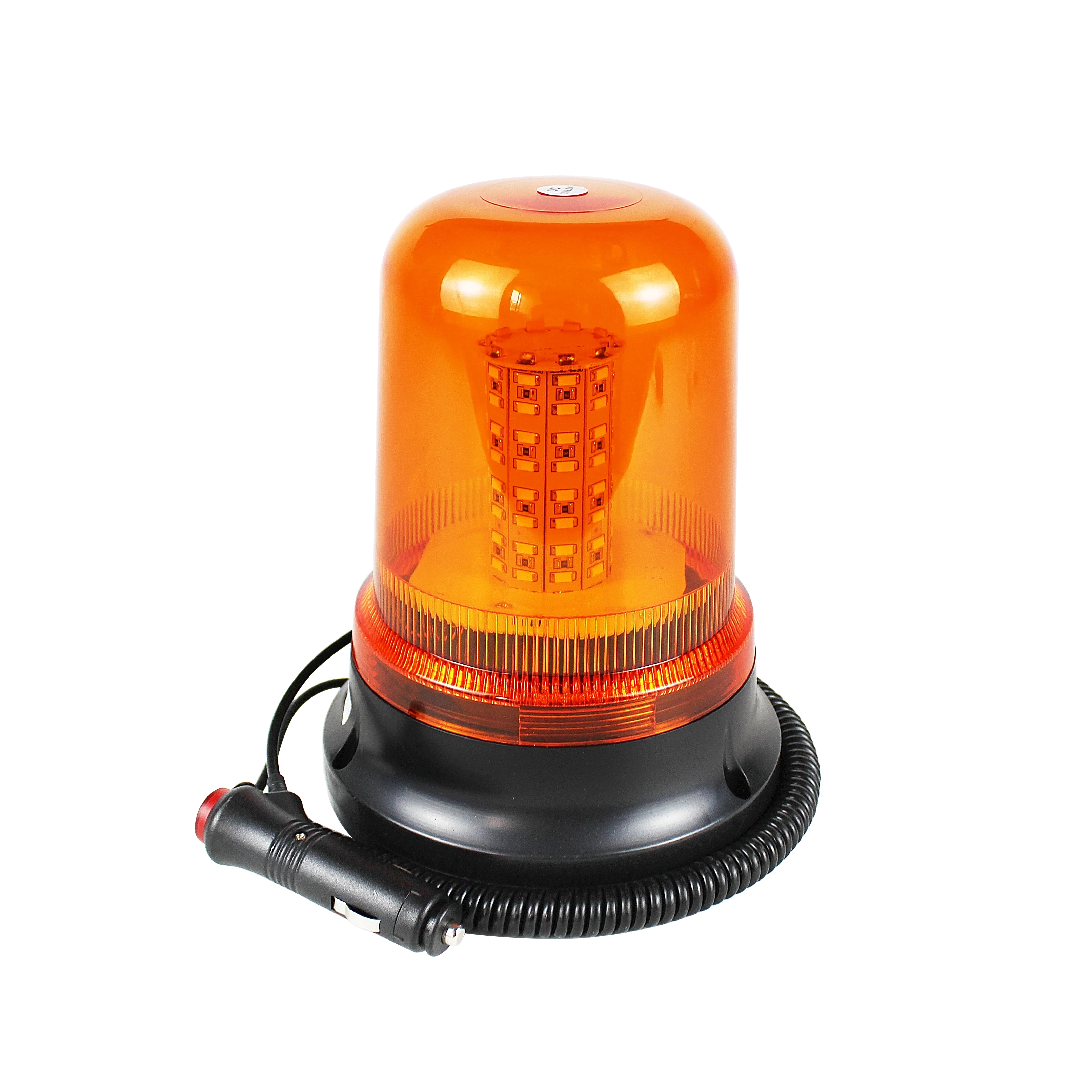 New 80 LED Strobe Beacon Light for Forklift Emergency Warning Flashing Construction Vehicles with Magnet and Rotating Lamp