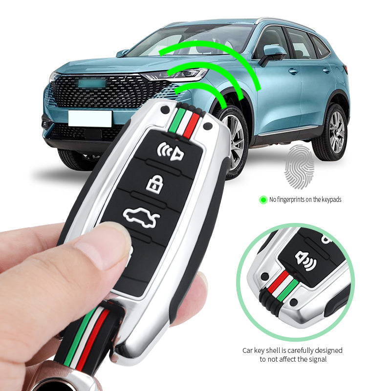 GPRGIT Remote Zinc Alloy Car Key Case Cover for Great Wall Haval Coupe H7 H8 H9 F5 F7 H2S GMW H6