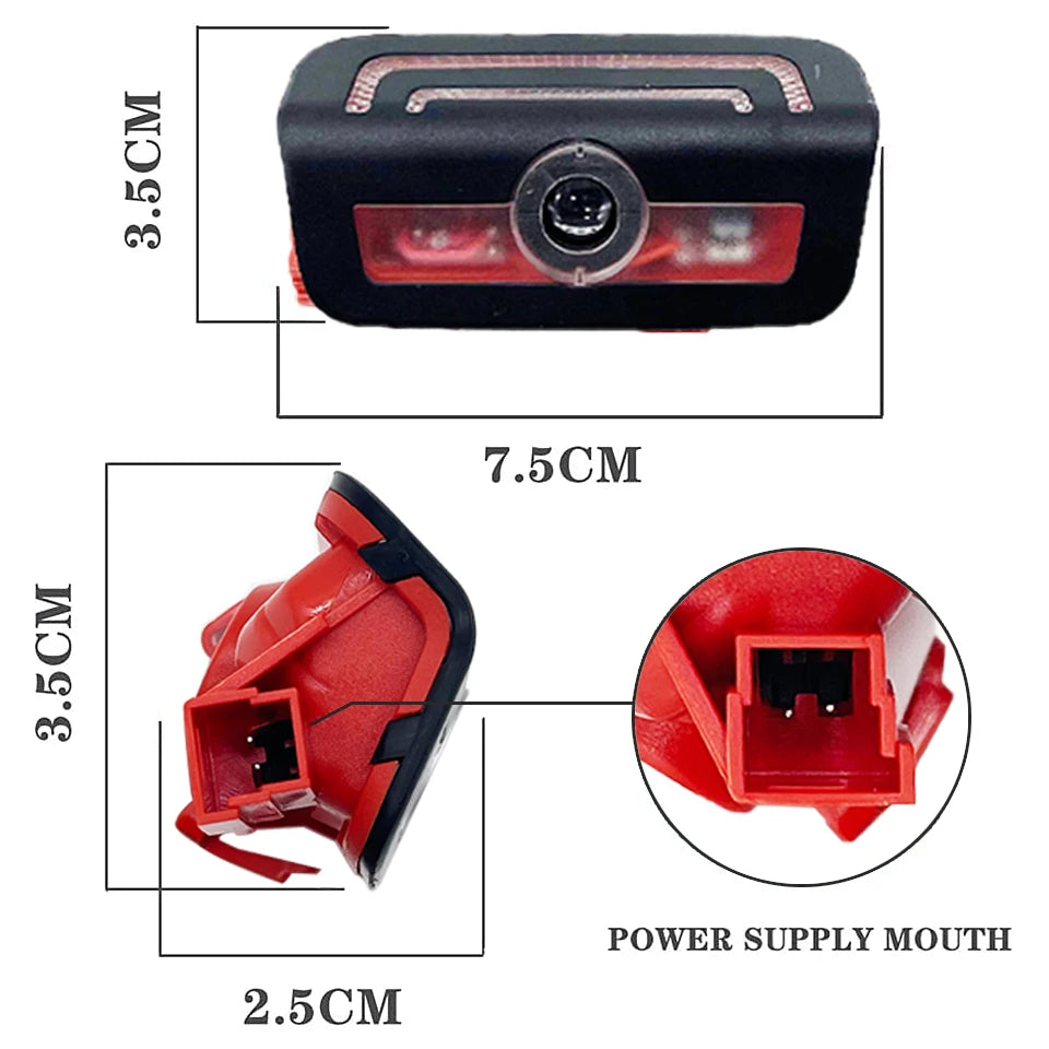 GPRGIT Mercedes Benz C S Class Car Door LED Logo Projector Welcome Emblem Lamp 3D Shadow Puddle Light 12V