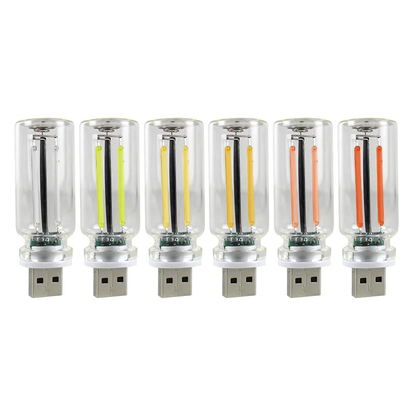 GPRGIT Atmosphere Light 5V USB Touch Control Mini LED Nightlight - 2W, 5V USB, Glass Shell, Touch Control