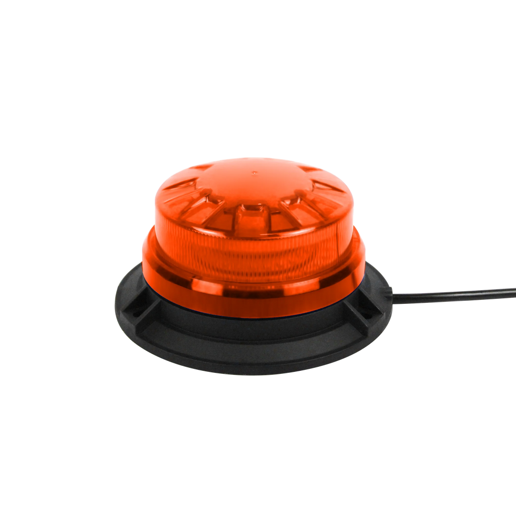 New 12V 24V LED Warning Strobe Light Magnet Flashing Beacon for Truck Trailer School Bus