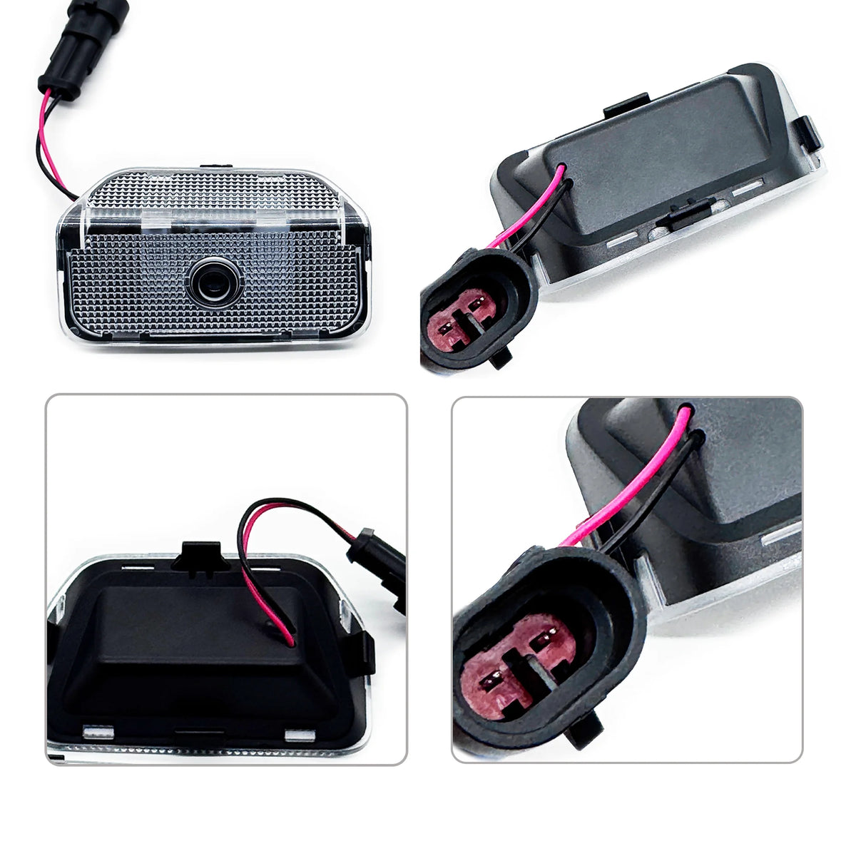 GPRGIT Mahindra Car LED Display Lights HD Ghost Welcome Logo Projector Glass Mahindra Door Accessory