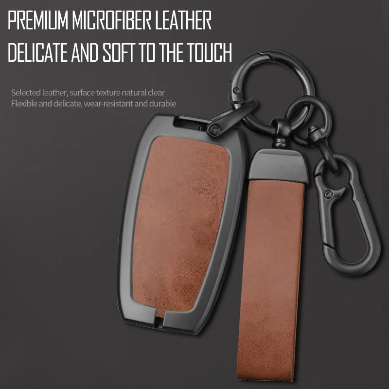 GPRGIT Car Key Case Cover for Toyota CHR Camry Prius Land Cruiser Prado Furniture Corolla Yaris RAV4 Highlander Zinc Alloy Accessories