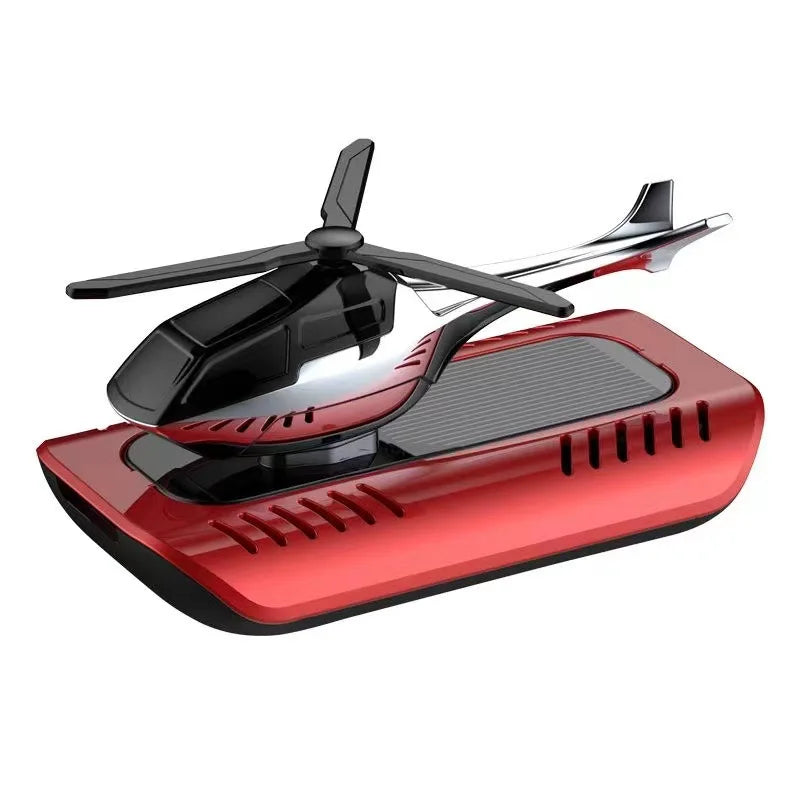 GPRGIT Solar Airplane Car Aromatherapy Dashboard Ornament Plastic Solar-Powered 5ml