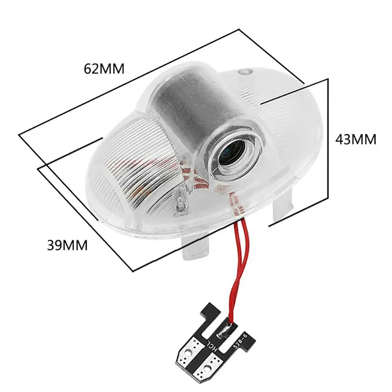 GPRGIT Car Door Welcome Projector Ghost Logo Light for Mazda CX-9 CX9 2013 12V/24V
