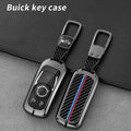 GPRGIT Carbon Fiber Zinc Alloy Car Key Case Cover Shell for Buick OPEL Astra Encore Envision Lacrosse Keychain Accessories