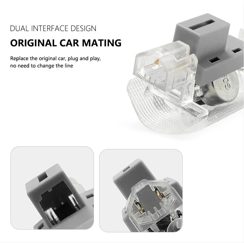 GPRGIT Toyota Camry Rav4 Lexus 3D Ghost LED Door Welcome Lamp 12V Courtesy Logo Projector Lights