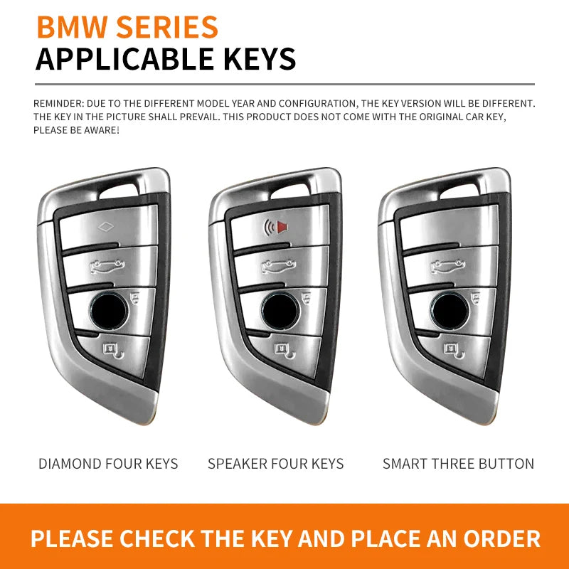 GPRGIT Leather Car Key Case for BMW F20/G20/G30/X1/X3/X4/X5/G05/X6