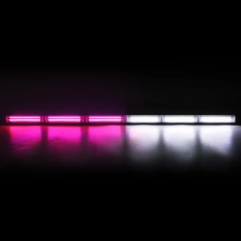35 Inch Single Sided COB Strobe Light Bar Truck Pickup Traffic Emergency LED Warning Flash Light Others Car Lighting Accessories