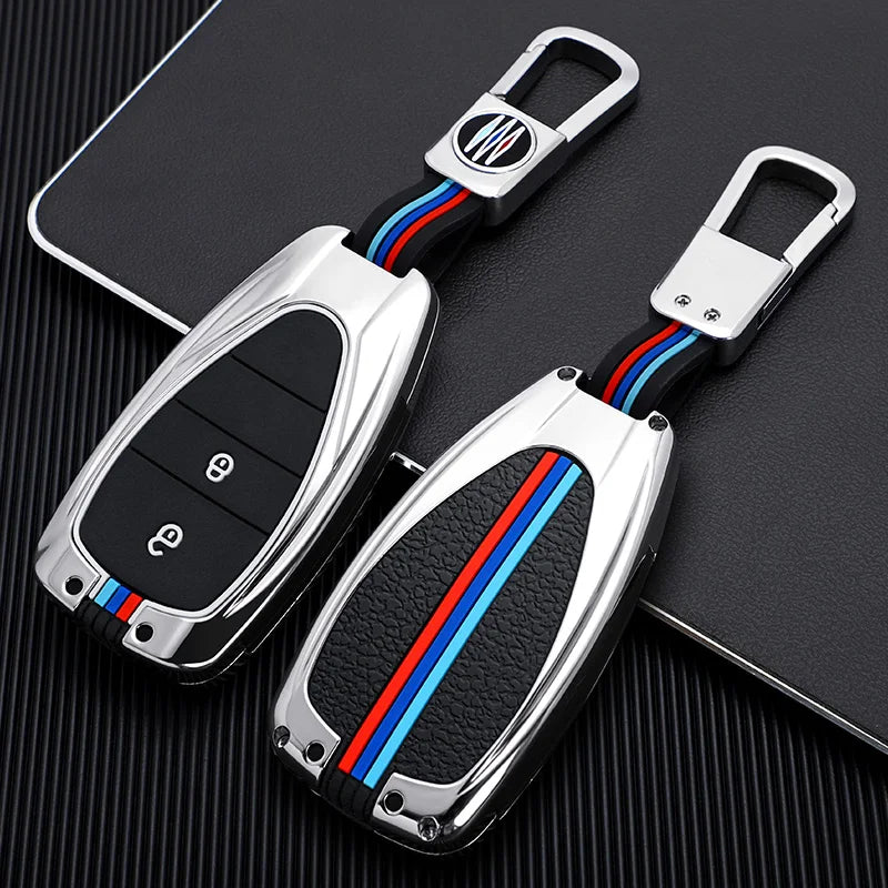 GPRGIT Zinc Alloy Car Key Fob for Chevrolet Malibu XL Cruze Spark Camaro Volt Bolt Trax Equinox Accessories Smart Key Case