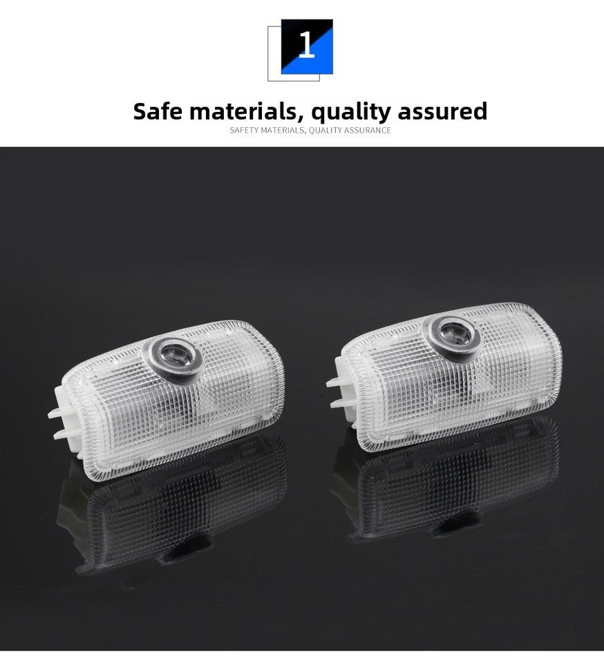 GPRGIT Wireless LED Door Welcome Light Laser Projector Logo Car Accessories for Nismo PATROL 2012-2017 TEANA 2008-2012