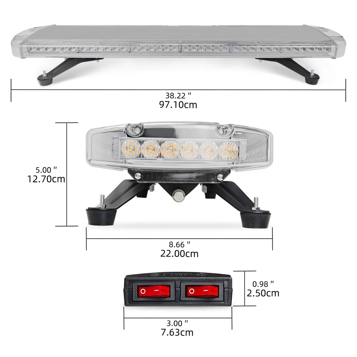 Digital Wireless 84 Led Roof Top Light Bar For Vehicle Road Administration Traffic Light Lights Light Auto Exterior Lighting