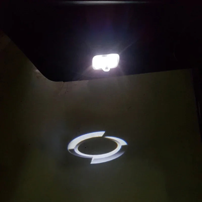 GPRGIT LED Carpet Puddle Welcome Light for Renault Samsung SM5 SM7 EX2 Car Door Lamp 12V 5W CE