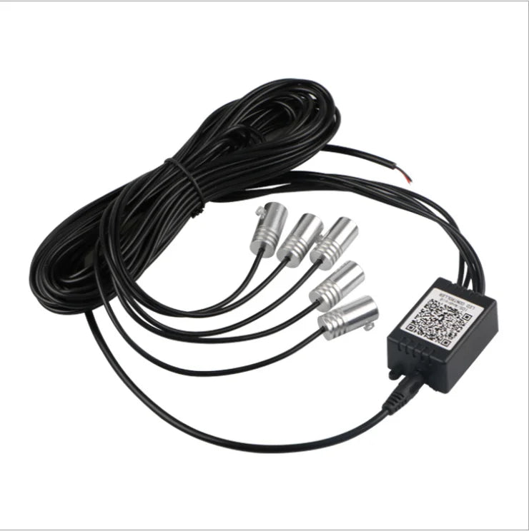 GPRGIT RGB LED Car Interior Decoration Ambient Light Strip 12V
