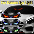 GPRGIT Solar Powered Demon Eye Warning Light Flashing Dynamic LED Car Atmosphere Lamp