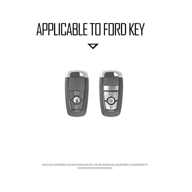 GPRGIT Car Key Cover Case Shell for Ford Fusion Mondeo Mustang Explorer Focus Ranger F150 F250 F350 Edge Raptor EcoSport