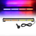 Two Sided COB Led Warning Light Bar Car Roof Top Hazard Flashing Lights Magnetic Emergency Strobe Light for Trucks 12V 24V