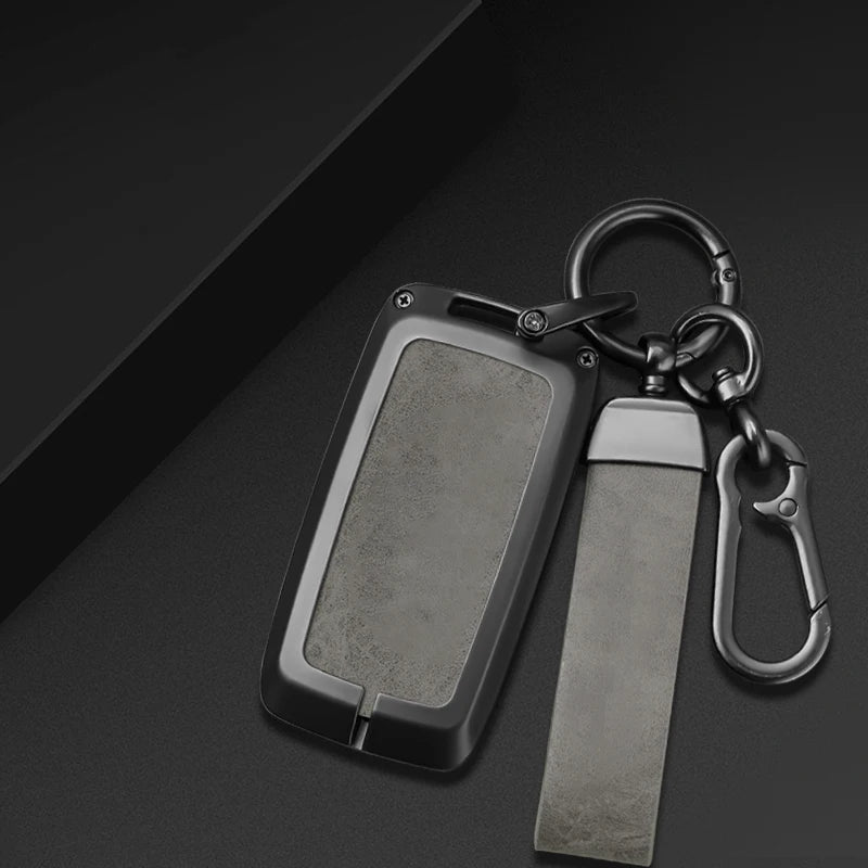 GPRGIT Car Key Cover Case for Range Rover Velar for Land Rover Defender 110 Discovery 4 5 Keychain Remote Keyring Accessories