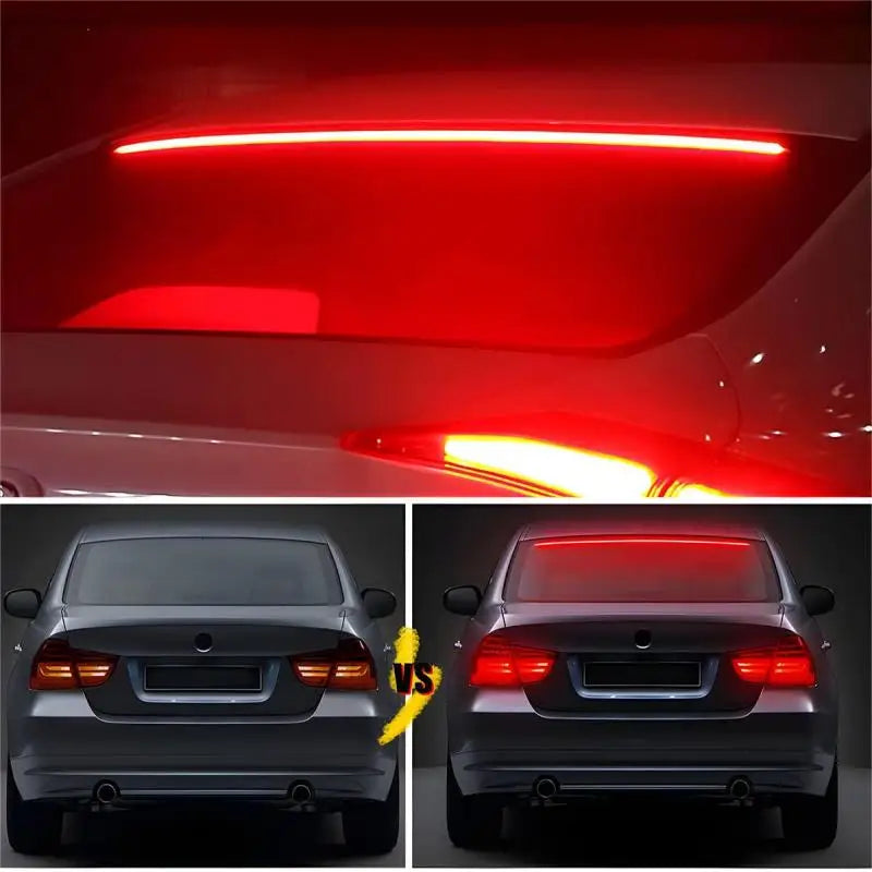 GPRGIT Universal LED Third Brake Light with Turn Signal - Cars & Trucks - 12V, 3W, Rear Windshield, Surface Mount