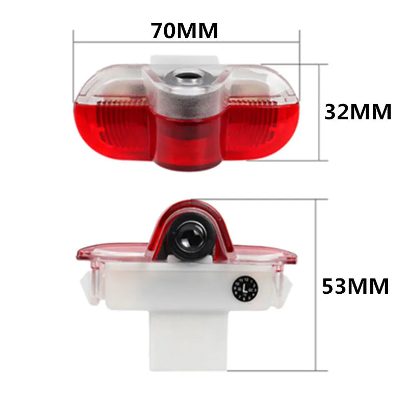 GPRGIT Car Laser Projection Lamp for Volkswagen Golf 4 Touran Caddy Beetle Bora LED Door Light