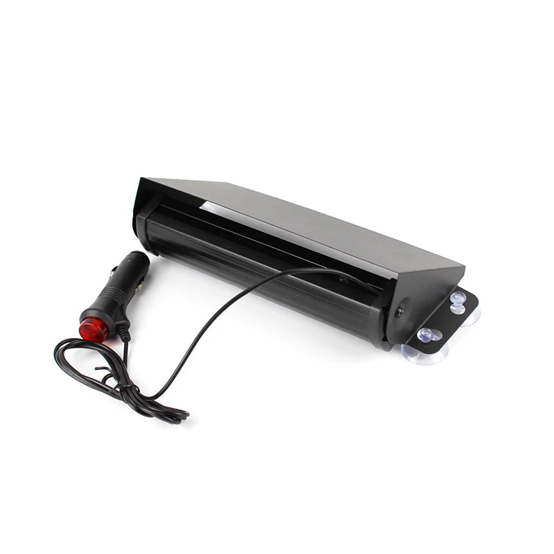 12V-24V Automotive LED Windshield Visor Light Car Emergency Flash Warning Dash Light Bar