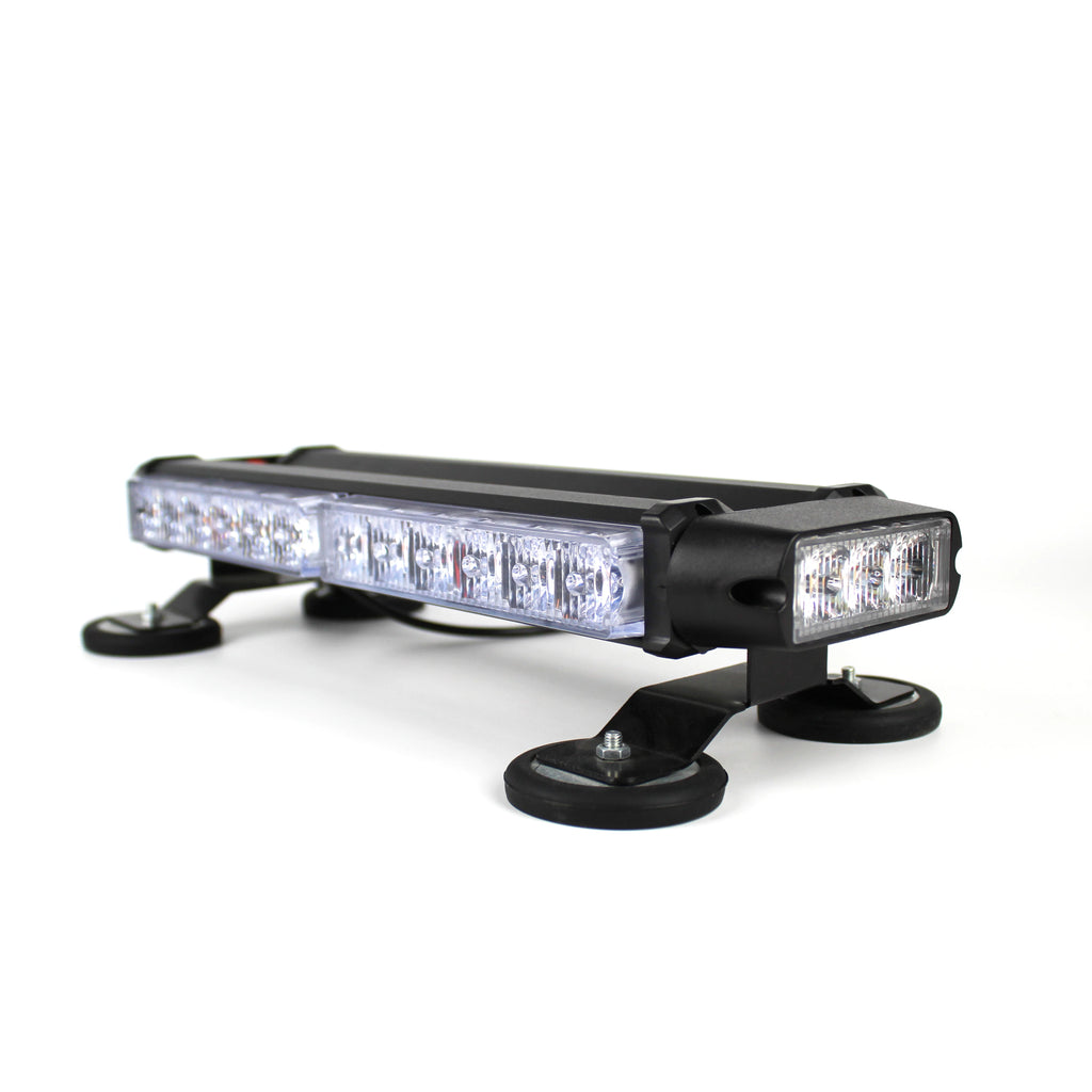 4 Sides Automotive LED Warning Light Bar Rooftop Strobe Light Bar Magnetic Flashing Emergency Lights for Truck Pickup 12V 24V