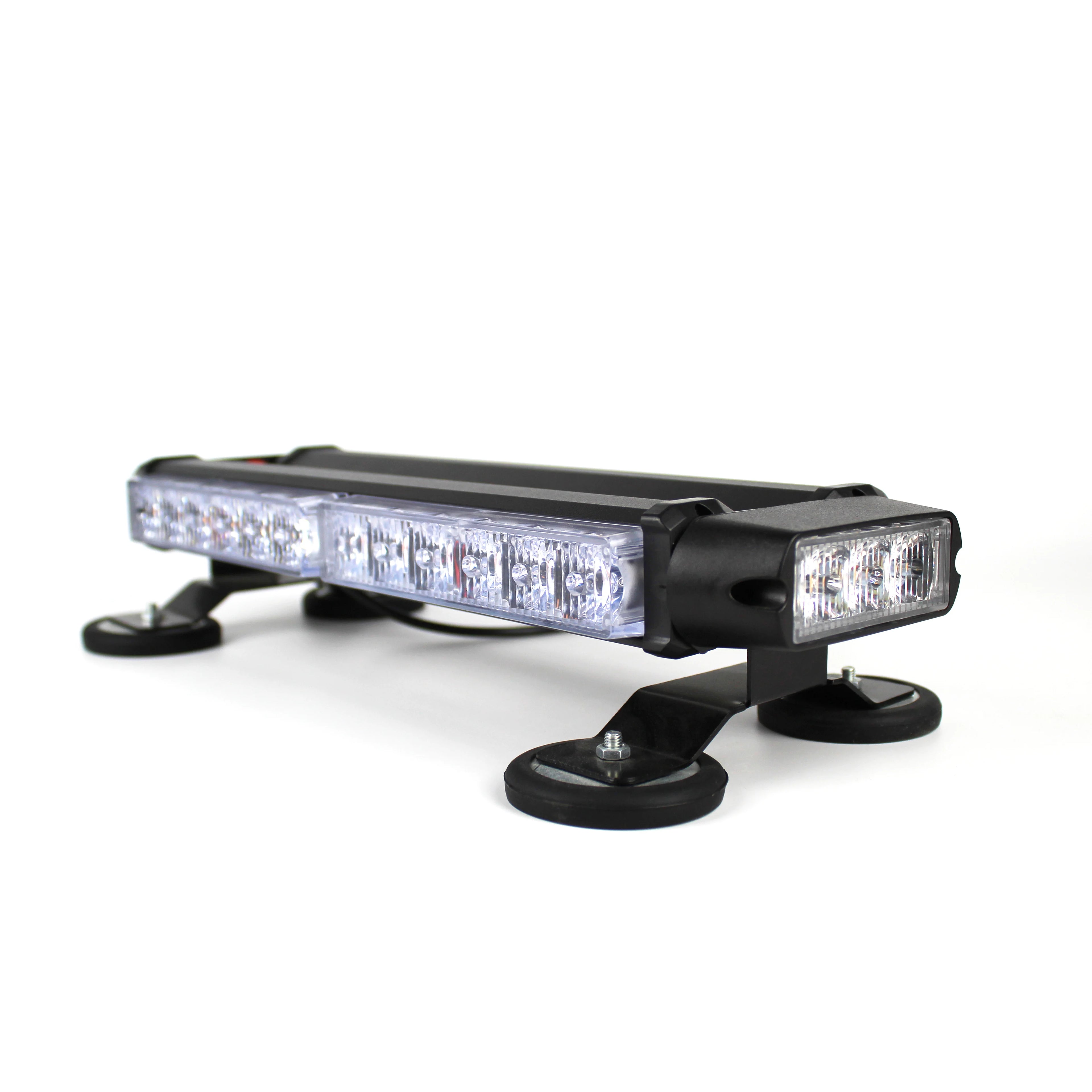 4 Sides Automotive LED Warning Light Bar Rooftop Strobe Light Bar Magnetic Flashing Emergency Lights for Truck Pickup 12V 24V