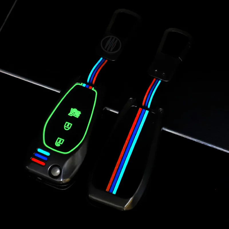 GPRGIT 3 Button Flip Remote Car Key Case for Chevrolet Spark Equinox Cruze Trax Malibu Verano Traverse 2016-2018 Metal Car Accessories