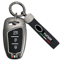 GPRGIT Zinc Alloy Smart Car Key Full Cover Case for Hyundai Santa Fe Sport Ix45 Equus Centennial Genesis G80 Grandeur Azera 2013-2016