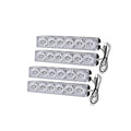 12-24V Red Blue White Yellow Truck Front Bumper Grille Led Light Emergency Strobe Warning Light with Remote Control
