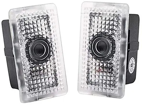 GPRGIT LED Courtesy Car Door Signal Lamp Welcome Puddle Lights Projector Ghost Shadow for Tesla Model S X 3