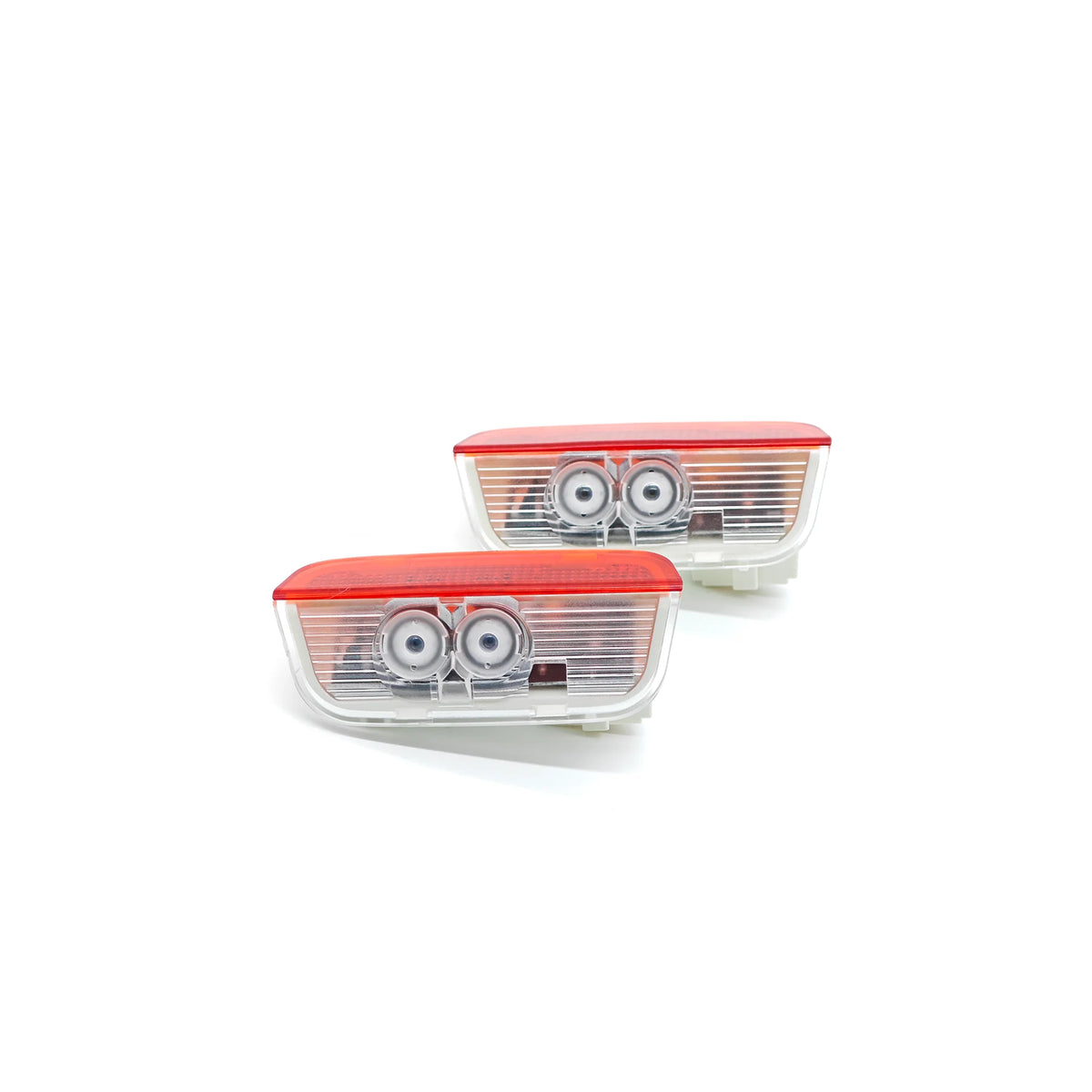 GPRGIT VW Dual Lens Dynamic Projector Welcome Door LED Light for Golf 6/7 Passat B7/B5 Touran 12V