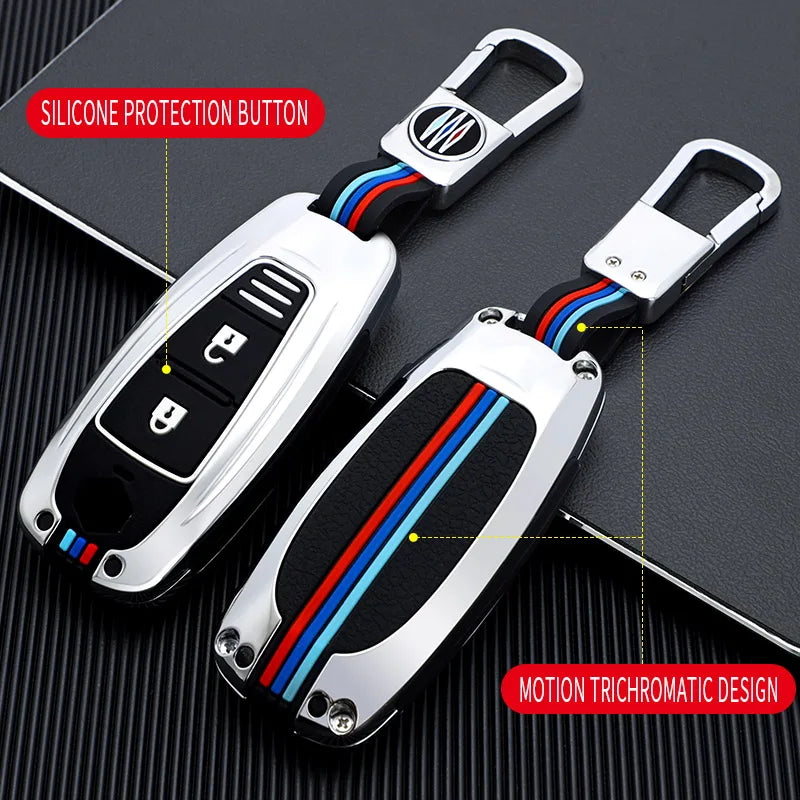 GPRGIT Zinc Alloy Car Key Case Cover for Suzuki Swift Grand Liana SX4 Window Vitara Amagatarai Keychain Car Accessories