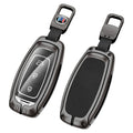 GPRGIT Zinc Alloy Leather Car Remote Key Case Cover for Hyundai IX35 LAFESTA Santa Solaris HB20 Veloster SR
