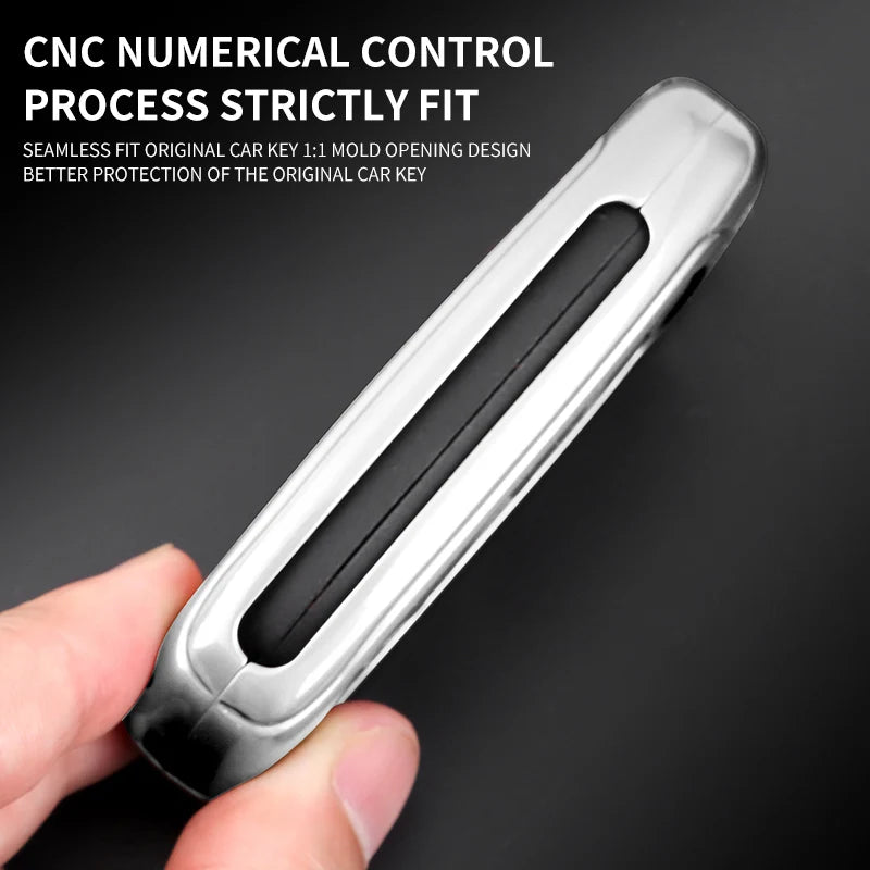 GPRGIT Remote Key Case Cover Bag for Jeep Commander Grand WK2 KL BU MP Dodge Chrysler 200 300C Protect