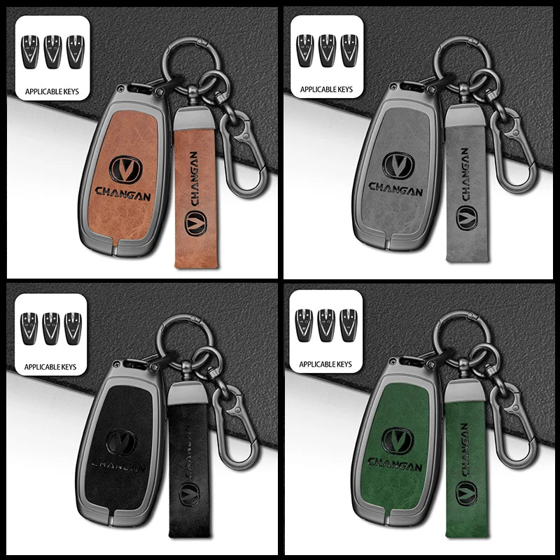 GPRGIT Car Remote Key Cover Case for Changan CS35 Plus CS55 Plus CS75 Plus UNI-K UNI-T UNI-V Eado