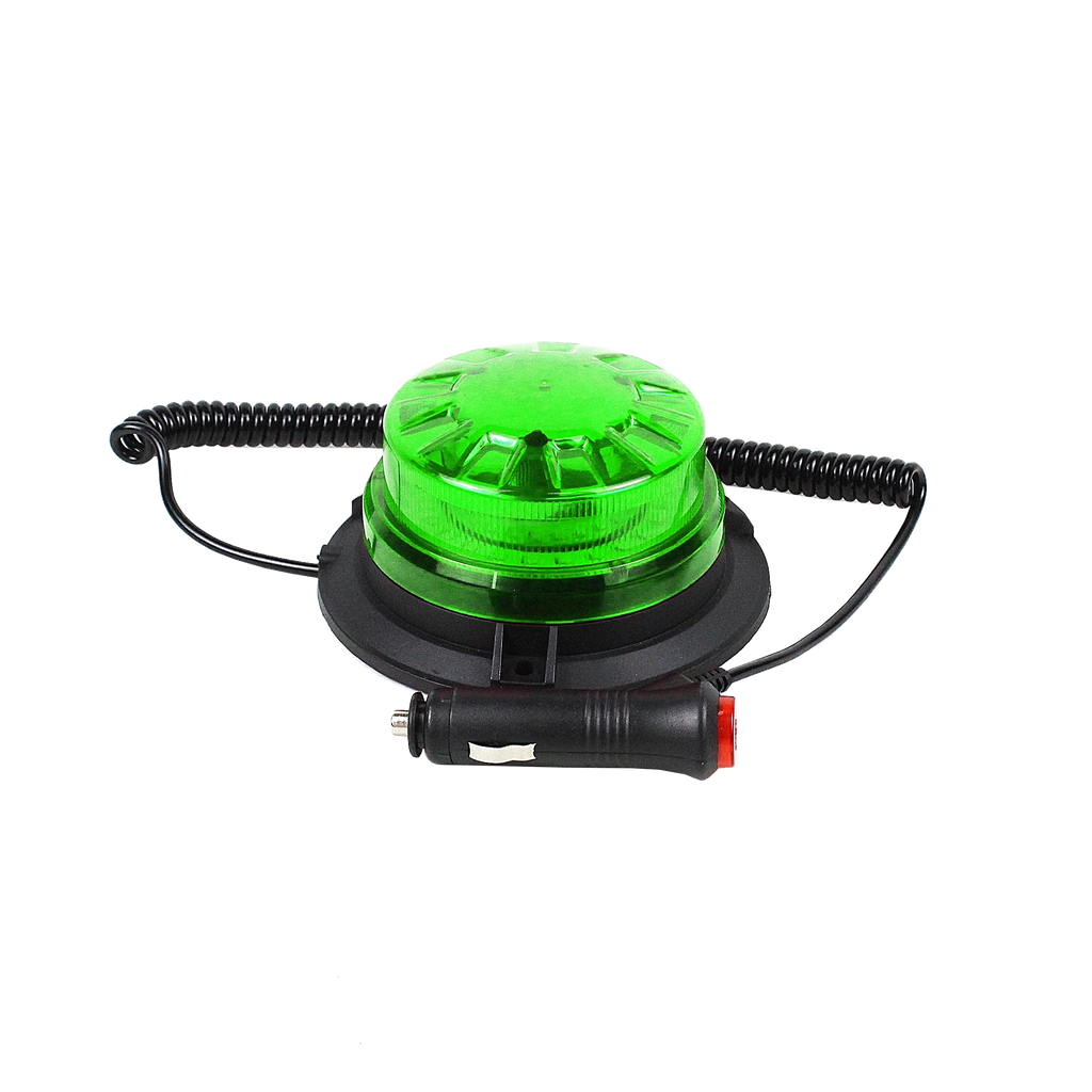 New 12V 24V LED Warning Strobe Light Magnet Flashing Beacon for Truck Trailer School Bus