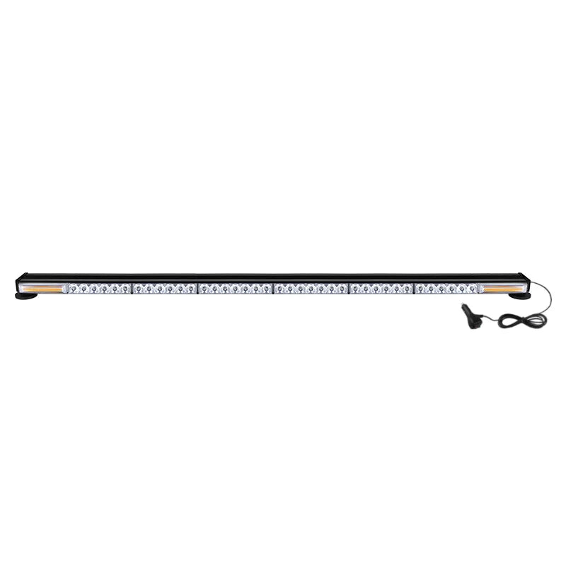 54inch Cob Led Car Top Roof Strobe Warning Light Bar 256w Safety Emergency Flashing Light Bars For Offroad Truck Van