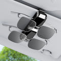 GPRGIT Double-Headed Car Sun Visor Clip Sunglasses Mirror Holder ABS