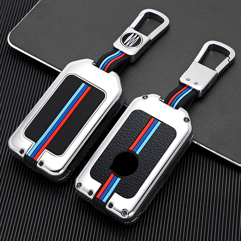 GPRGIT Zinc Alloy Car Key Case Cover Key Bag New Design for Volvo S90 V90 XC90 XC60 XC40 Protective Keychain Auto Car Accessories