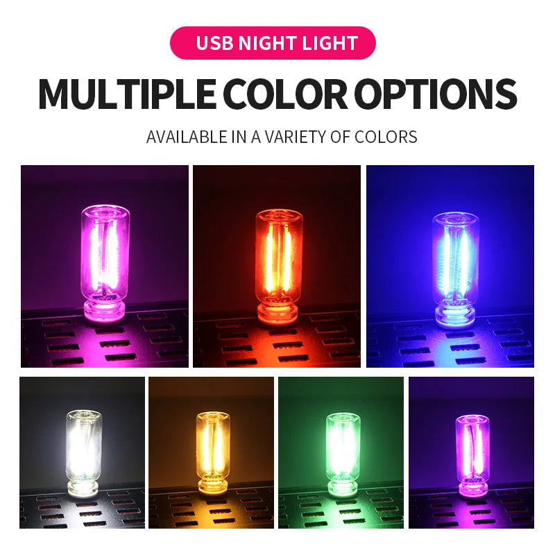 GPRGIT Atmosphere Light 5V USB Touch Control Mini LED Nightlight - 2W, 5V USB, Glass Shell, Touch Control