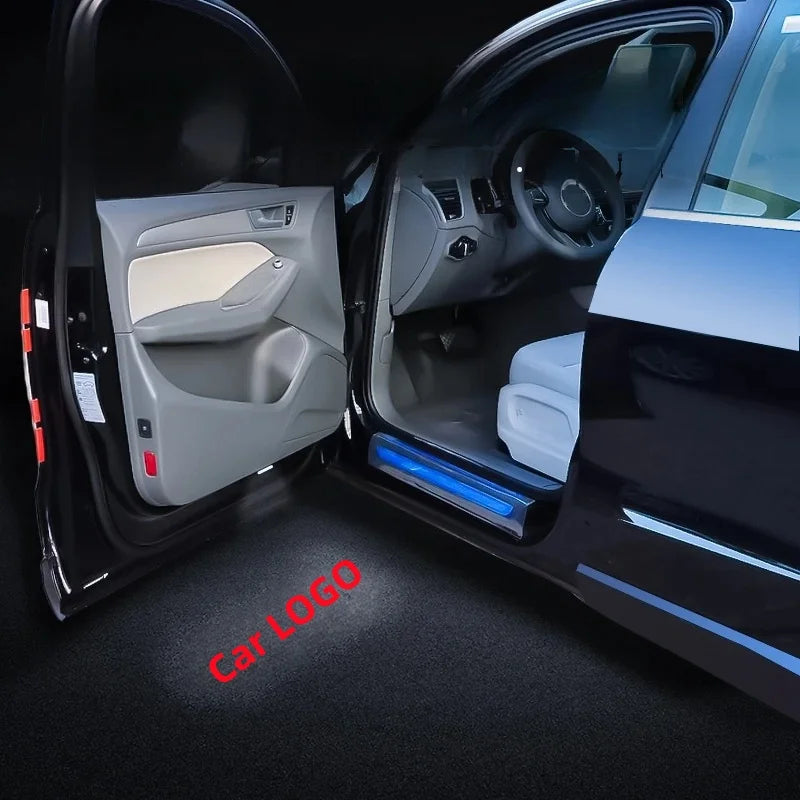 Custom F Sport Logo Light 2Pc Door Welcome Ghost Shadow Light for Toyota Lexus