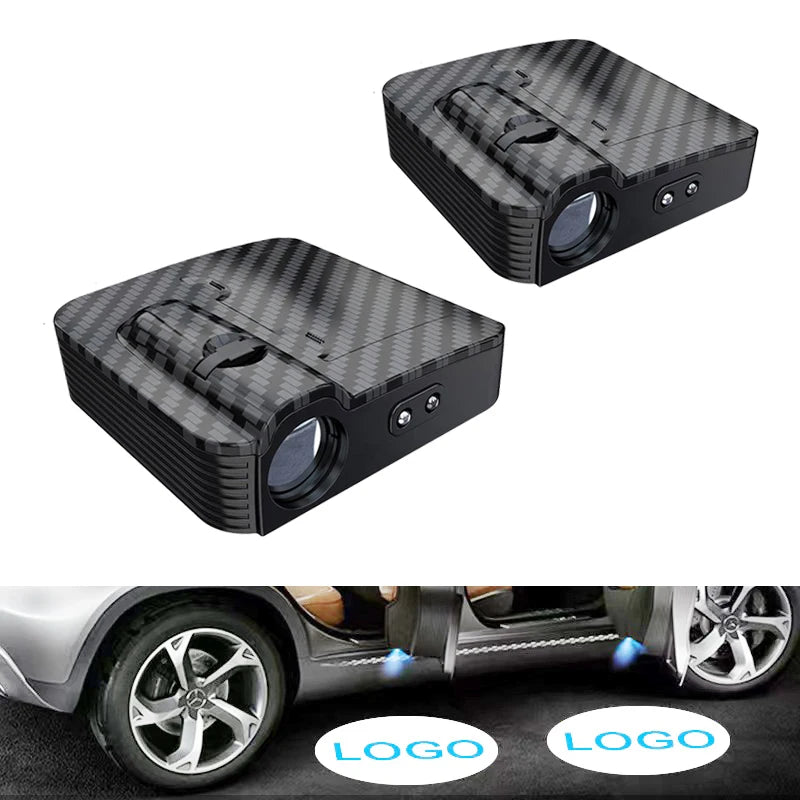 GPRGIT Wireless Car Logo Welcome Light LED Car Door Light 4.5V Battery Powered