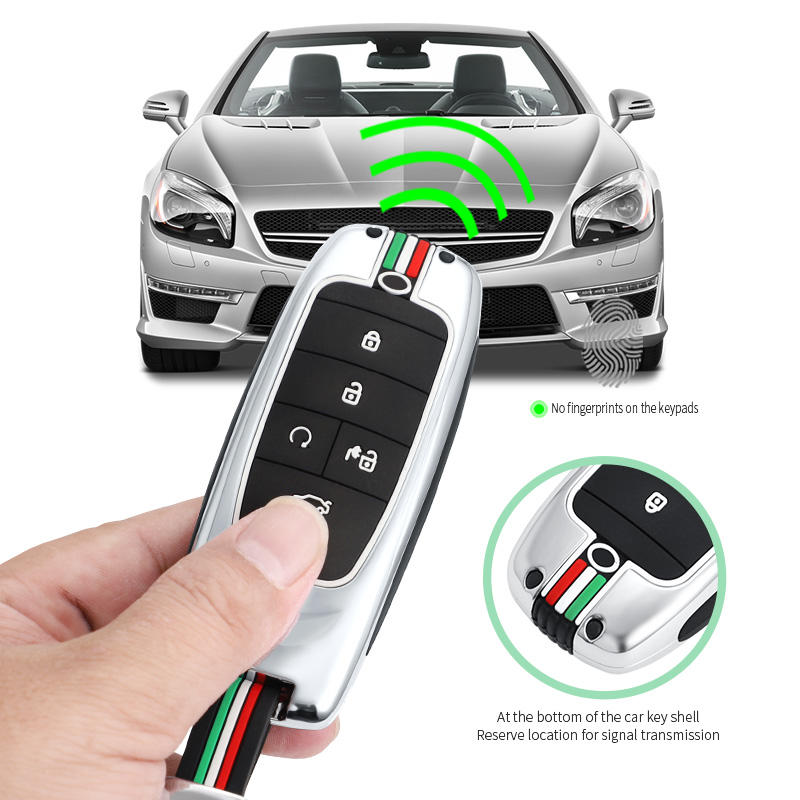 GPRGIT Zinc Alloy Car Key Case Cover Shell for GAC Trumpchi Aion S, V, Y, LX (Keyless Fob)