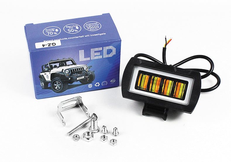 GPRGIT LED Work Light Bar Four Beads Emergency Tool LED Working Light 12V-80V 40W Work Light for Truck